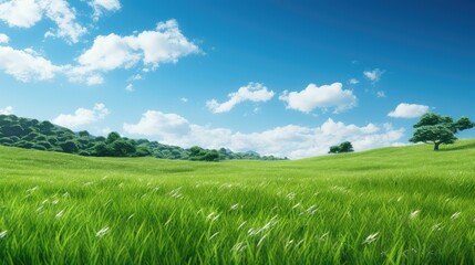 Fototapeta premium vibrant green