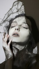 Shadowy Portrait: A Dreamlike Vision of Serenity