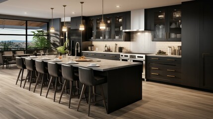 Fototapeta premium stainless black home