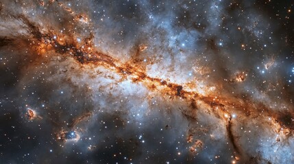 A Stunning Image Of A Cosmic Nebula With Stars