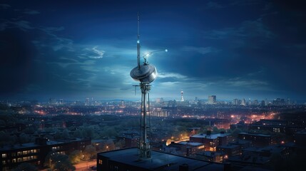 urban rooftop antenna