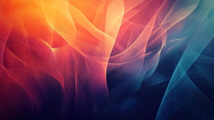 Abstract Colorful Swirling Energy Waves Pattern Design