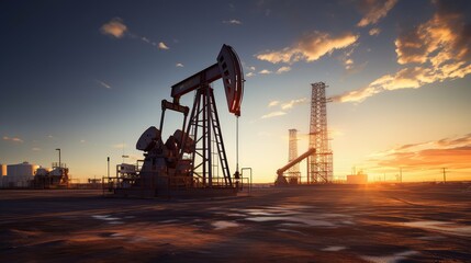 vastness oil rig field