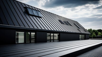 Fototapeta premium office black roof