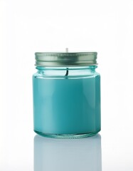 Teal Jar Candle