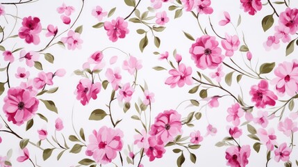 flowers pink floral design