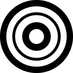 弓道の的のアイコン