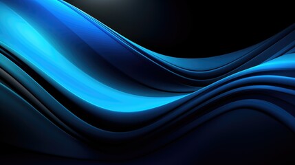Obraz premium movement blue and black abstract backgrounds