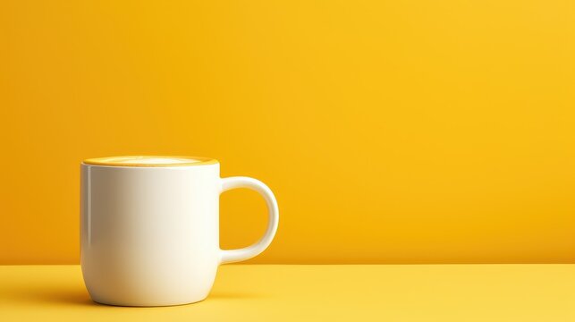 turmeric coffee in a mug