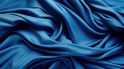Obraz premium texture wrinkled fabric blue