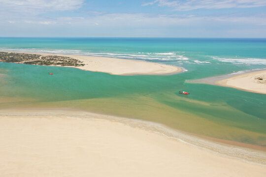 Murray River Mouth. Coorong. South Australia.