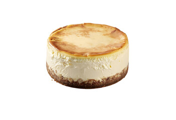 cheesecake isolated on white background
