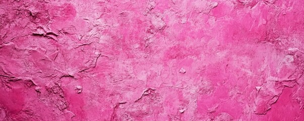 Pink magenta stone concrete paper texture background panorama banner long, with space for text
