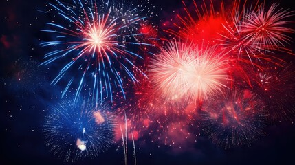 sky background red white blue