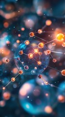 Abstract Atom Structure: Microscopic Network of Energy and Connections