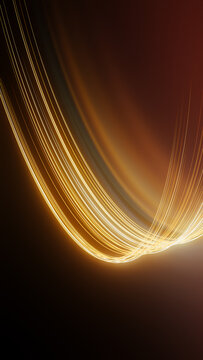 Mesmerizing neon light curves creating an abstract background design