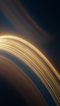 Mesmerizing neon light curves creating an abstract background design