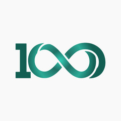 Anniversary logo for different organizations. Corporate. Vector-based design with modern lines.