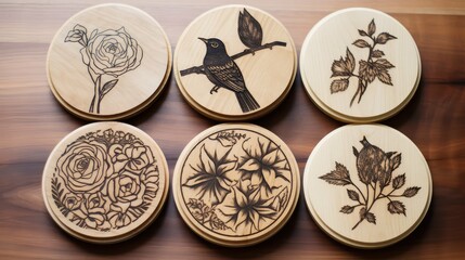 motifs wood burning craft