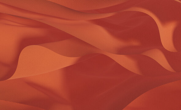 Textured fabric  creates an artistic wave pattern