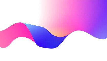Fototapeta premium Abstract Shape Gradient Color Generative Ai
