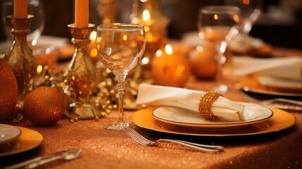 festive sparkle orange