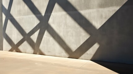 concrete wall with shadows