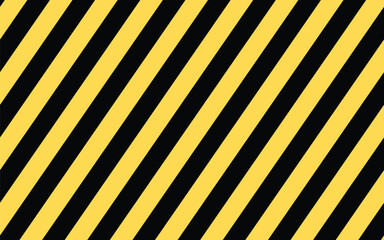 Yellow waring stripe pattern vector on white background. hazard, caution, traffic pattern vector 