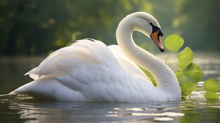 Naklejka premium grace white curve