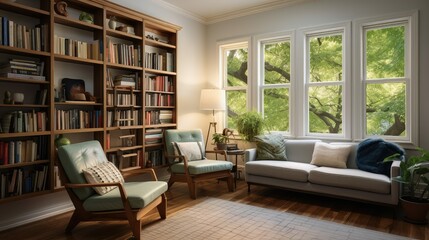 Naklejka premium nook open concept house