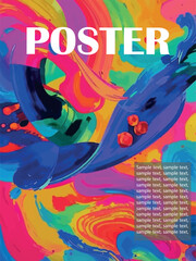 Abstrat vecotr poster