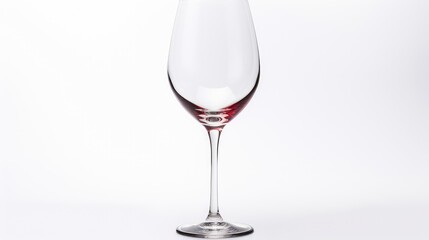 Fototapeta premium vintage wine glass isolated on white