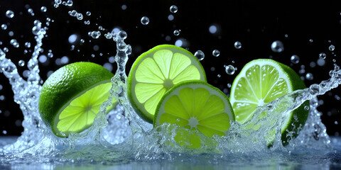 Lemon in water