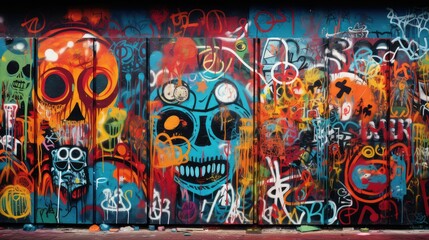 urban scary wall