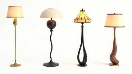 Elegant Collection of Modern Floor Lamps with Varied Styles and Shades