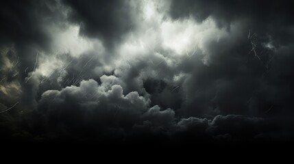 Obraz premium light clouds on black