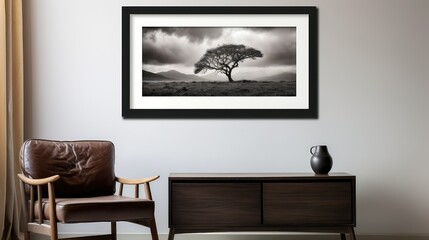 photograph dark wooden frame