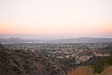 aerial view of the corona california