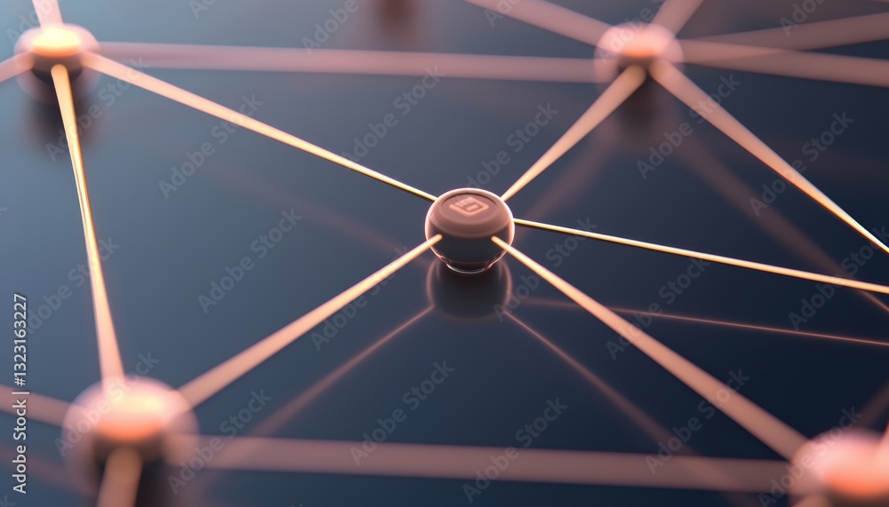 Aufkleber a conceptual image of esim technology, showcasing a neon-embedded processor on a deep blue electroni