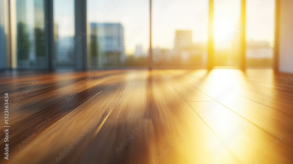 Poster office floor window bokeh