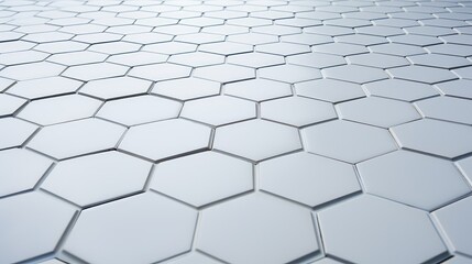 tile white hexagon pattern