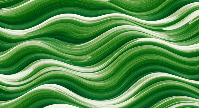 abstract green texture artistic representation of undulating waves in green and white hues, blending modern abstract style with,seamless, decoration, wallpaper, wave, vector, curve nature-inspired bea
