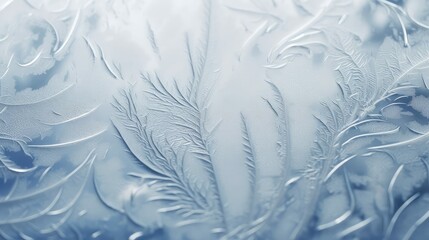 Obraz premium window icy texture
