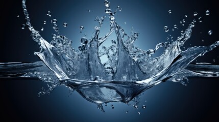 droplets water splash graphic