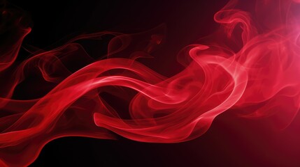 Obraz premium atmosphere red smoke background