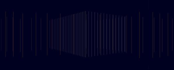 Minimal linear architectural composition