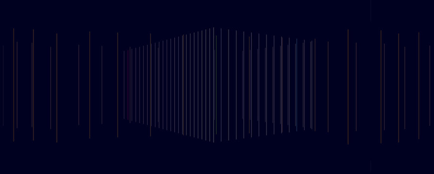 Minimal linear architectural composition