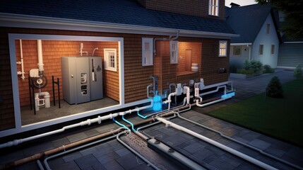 installation house sewer
