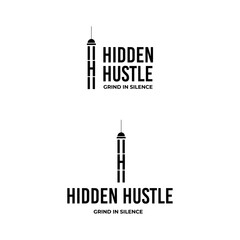 Obraz premium Hidden Hustle logo