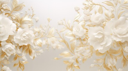 intricate white gold background